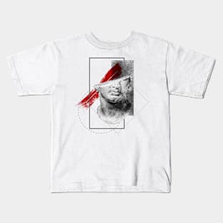 Geometric Art Bust Kids T-Shirt